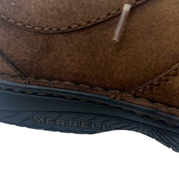 Merrell Shoes Men’s World Sport Bitter Oxford Lace Up 40347 Brown Leather main image 3